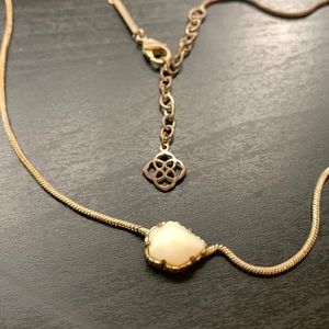 White Kendra Scott Necklace